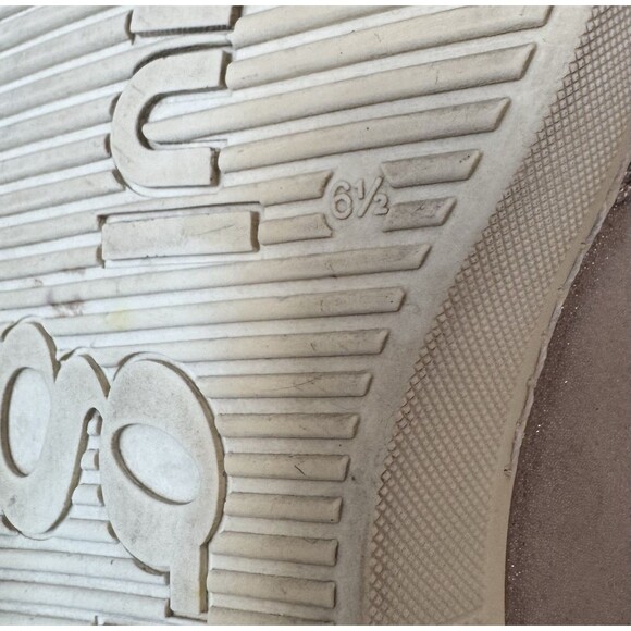 Paul Green Taupe Metallic Leather Side Zip Low Top Sneaker Women UK 6.5 US 8.5-9 - Picture 13 of 14